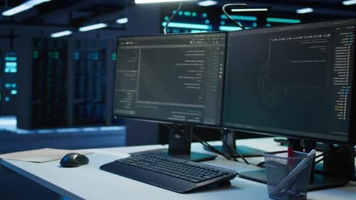 Server Room Computers Support Cybersecurity Monitoring in Server Farm Using Computer Workstation