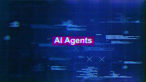 Glitch Digital Text Reveal with Distortion Effect