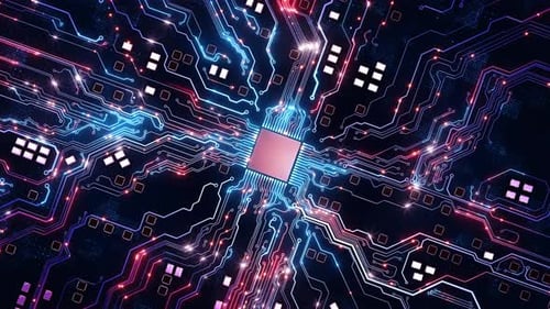 KI, Technologie, Wissenschaft, Geist, Futuristisches Lernen und künstliche Intelligenz, Business Modern