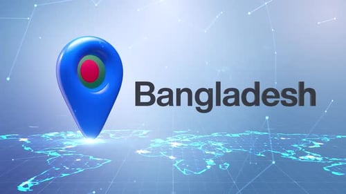 Bangladesh Map Pin Location