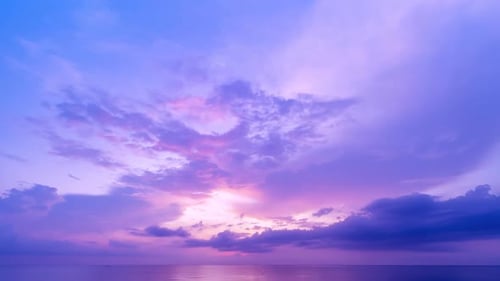 Ethereal Purple Skies A Cinematic Journey Through The Twilight Clouds
