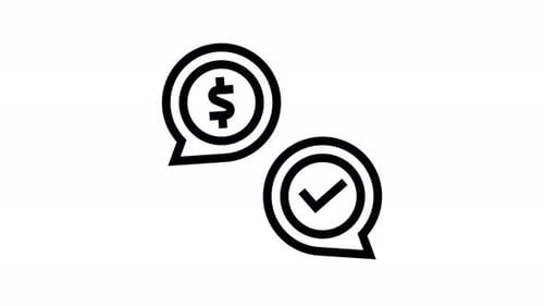 negotiation line icon animation