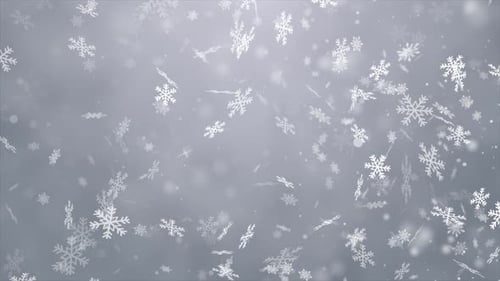 Christmas Snowflake Background Loop V4