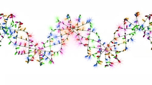 Animated Twinkling Christmas Lights Festive Decoration