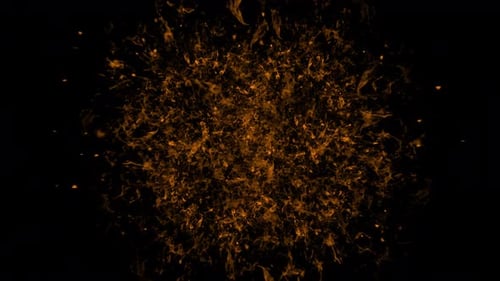 Explosion shockwave effect and divergent wave on a transparent background. Abstract smoke