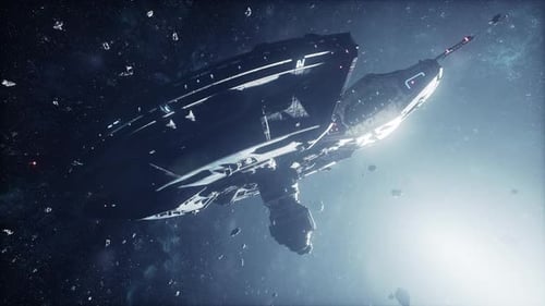 Mysterious Spacecraft Roams the Vastness of the Universe