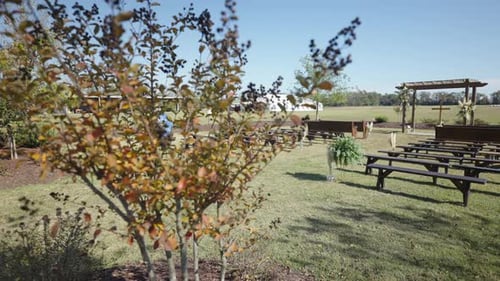 Outdoor Wedding Venue on a Sunny Day