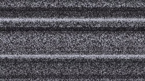 Analoger Glitch-Noisebalken im Vintage-Stil, VHS-Tracking-Fehler, 03