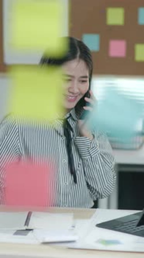 Woman working in the office