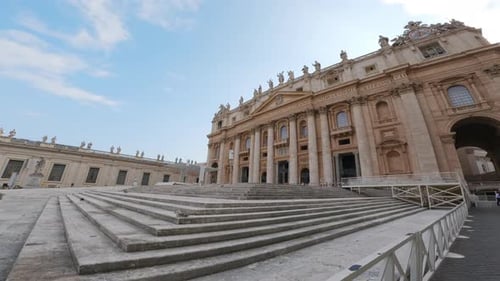 Vatican Palace in Rome Italy