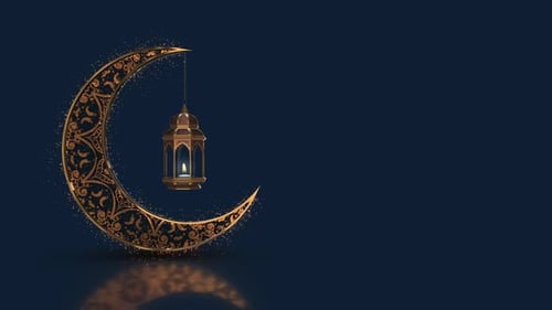 Ramadan Crescent and Lantern 12