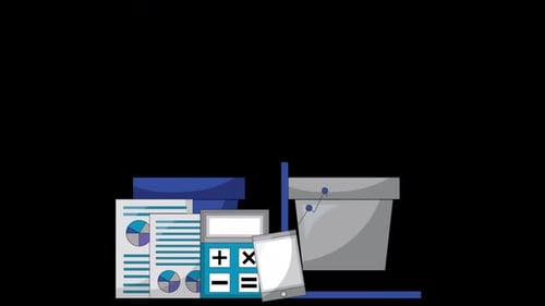 Finance Analysis Elements on Alpha Channel