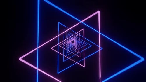 Hypnotic Triangular Animation