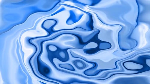 Abstract cyan and white color liquid animated background, 220