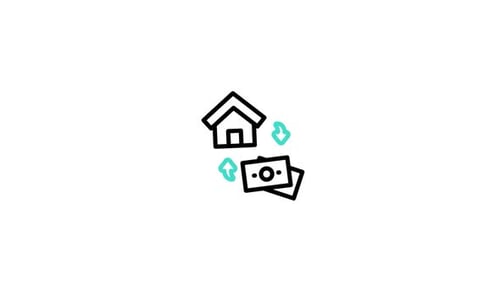 Hand-Drawn Home and Money Exchange Animation