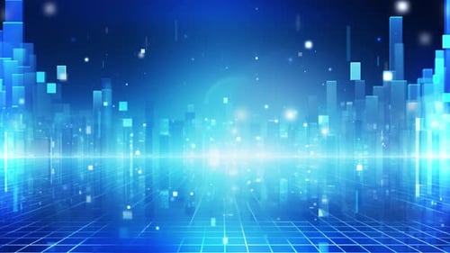 Blue Corporate Background Loop