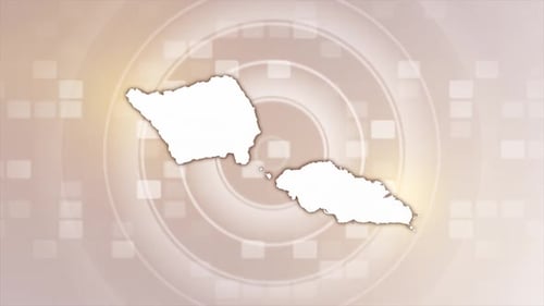 Animated Map Region Outline Draw and Fill Reveal