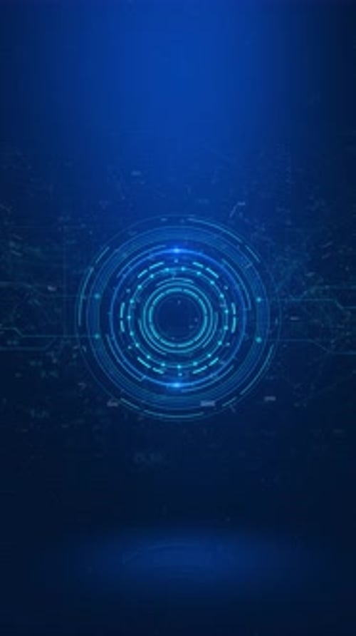 Digital technology futuristic internet network connection background, Hud cyber Ai big data science