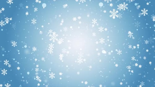 Verschneiter Weihnachtshintergrund Blue Loop V6