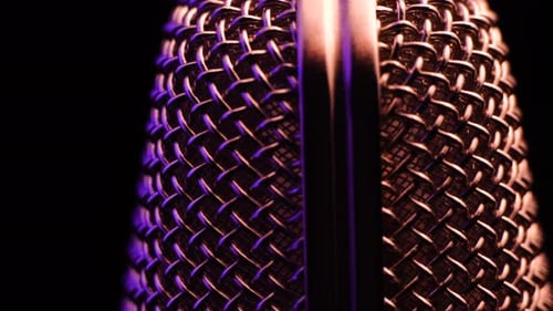 Professional Studio Microphone, Close Up