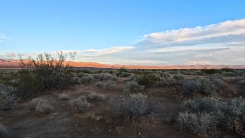 Sombras del atardecer sobre el desierto