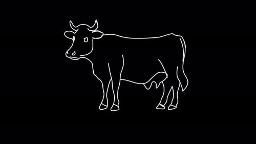 Hand Drawn Sketch Animation Pack of Farm Animals and Pets