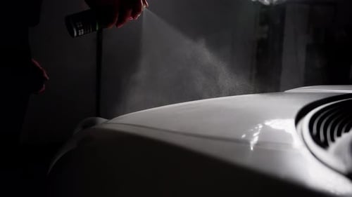 Auto Body Coating With Spray Paint