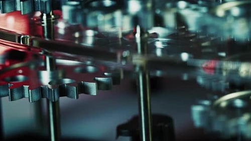 Rotating Gears of Complex Machine, Time Concept