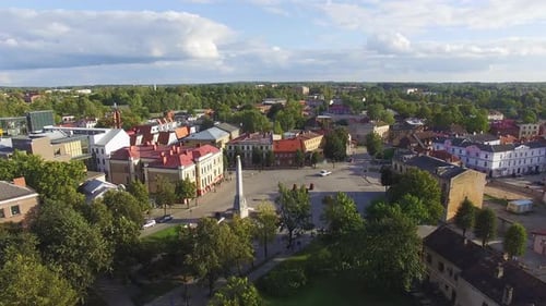 Central Square of the Medieval City of Cesis
