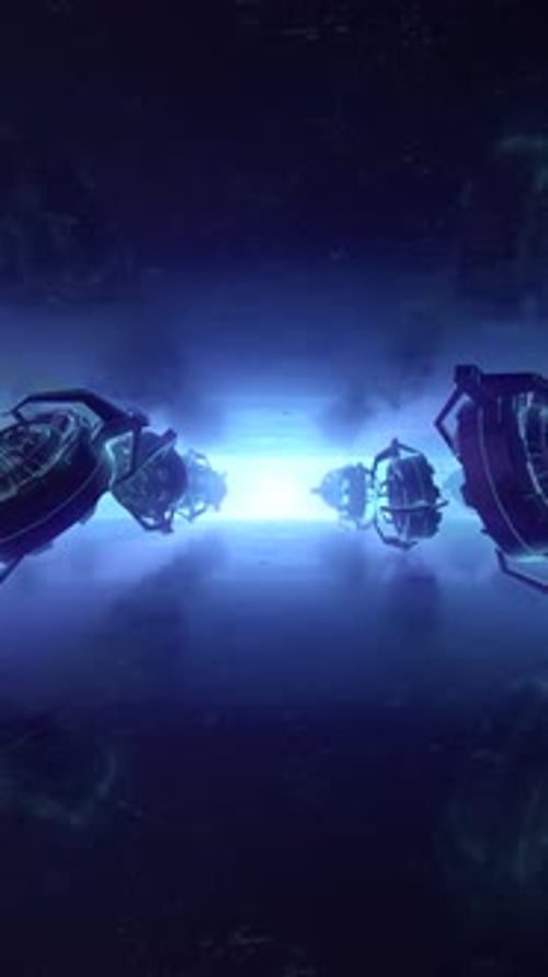 Sci Fi Reactor Engines Animation