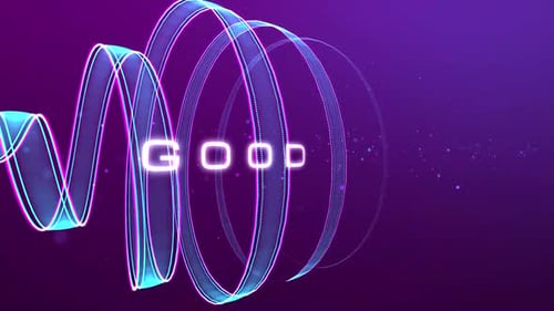 Auf Wiedersehen Neon Text BG
