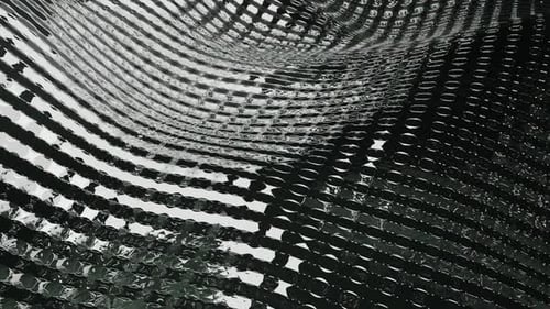 Abstract Fluid Metallic Grid Wave Background