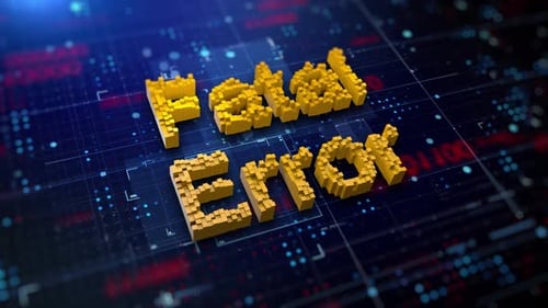 Futuristic Digital Fatal Error Text on Circuit Board Background