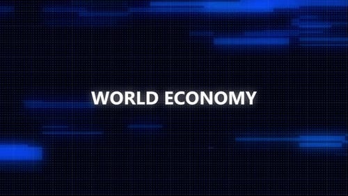 World Economy Text Animation