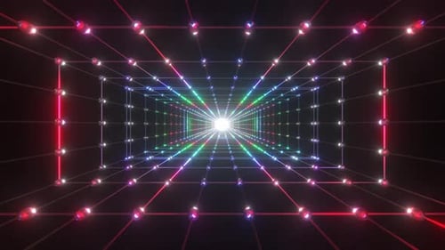 4 K Colorerd Glossy Tunnel