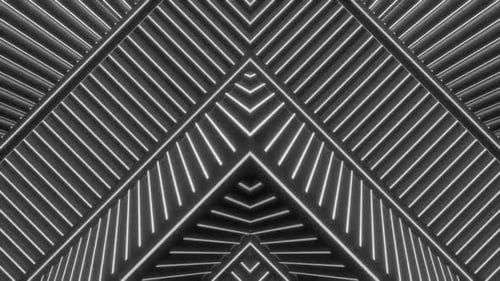 Dynamic neon lines create a mesmerizing, futuristic tunnel effect