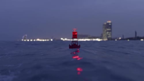 Buoy Floating On The Sea 1