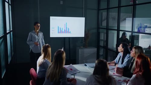 Business Presentation on Data Analytics in Modern Office