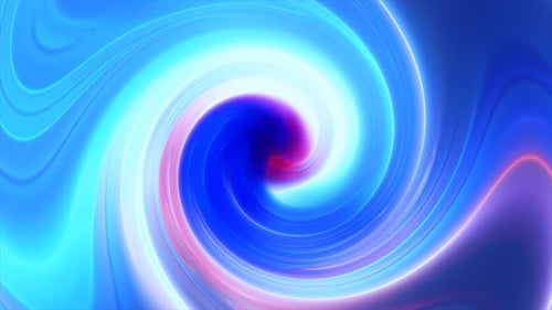 Abstract Neon Swirl Vortex Animated Background Loop