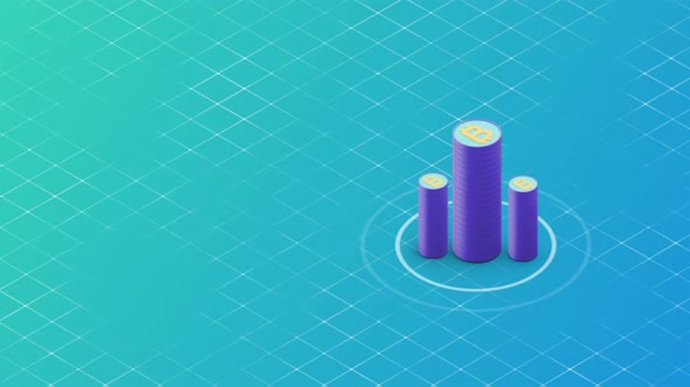 Isometric Cryptocurrency Bar Chart Animation, Elements Motion Graphics ...