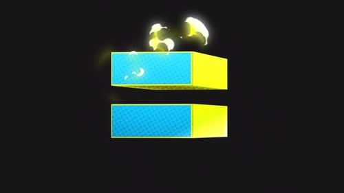 Bounce Scale 3D Equals Sign