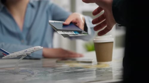 Passport and Tickets Exchanged for Upcoming Travel