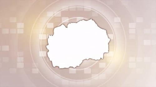 Animierte Karte von Mazedonien