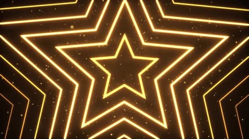 Zusammenfassung mit Goldenen Sternen Animation