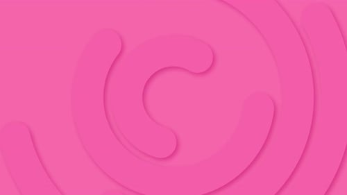 Minimal Circle Trendy Motion Background Pink Color