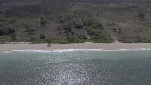 Aerial beautiful beach views