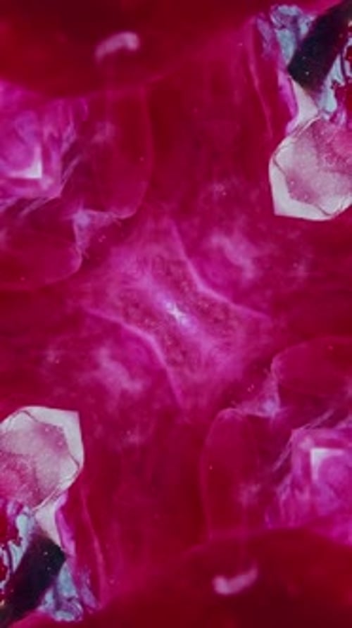 Vertical Paint Splash Water Kaleidoscope Ornament