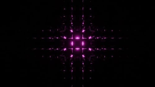 Pink Abstract Cube Volume Background VJ Loop in HD