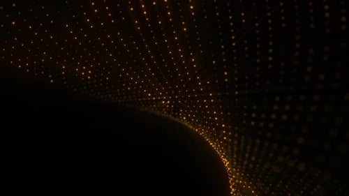 Luxurious elegant background made of gold particles. A surface with particles and dots