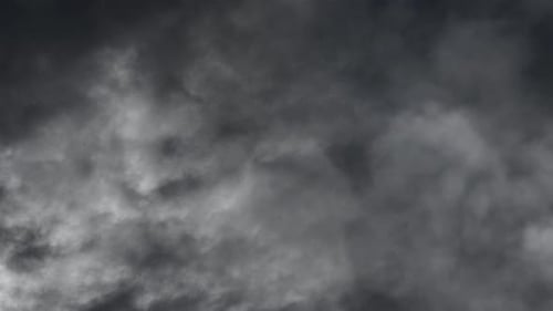 Moving Gray and White Abstract Cloud Background
